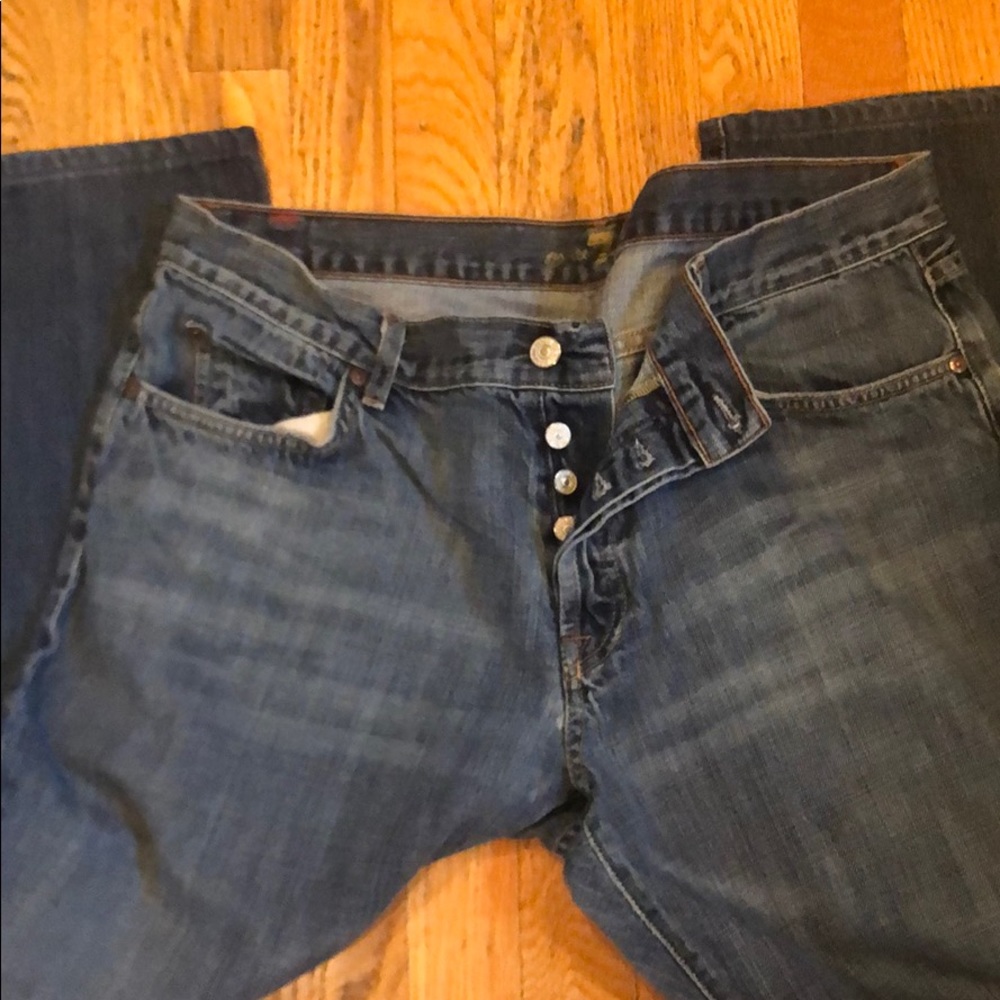 Medium blue jeans